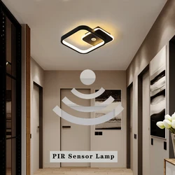 PIR Motion Sensor FÜHRTE Decken Lampe für Gang Korridor 220V Innen 14w 16w Menschlichen Körper Sensor LED decke Beleuchtung für Schlafzimmer