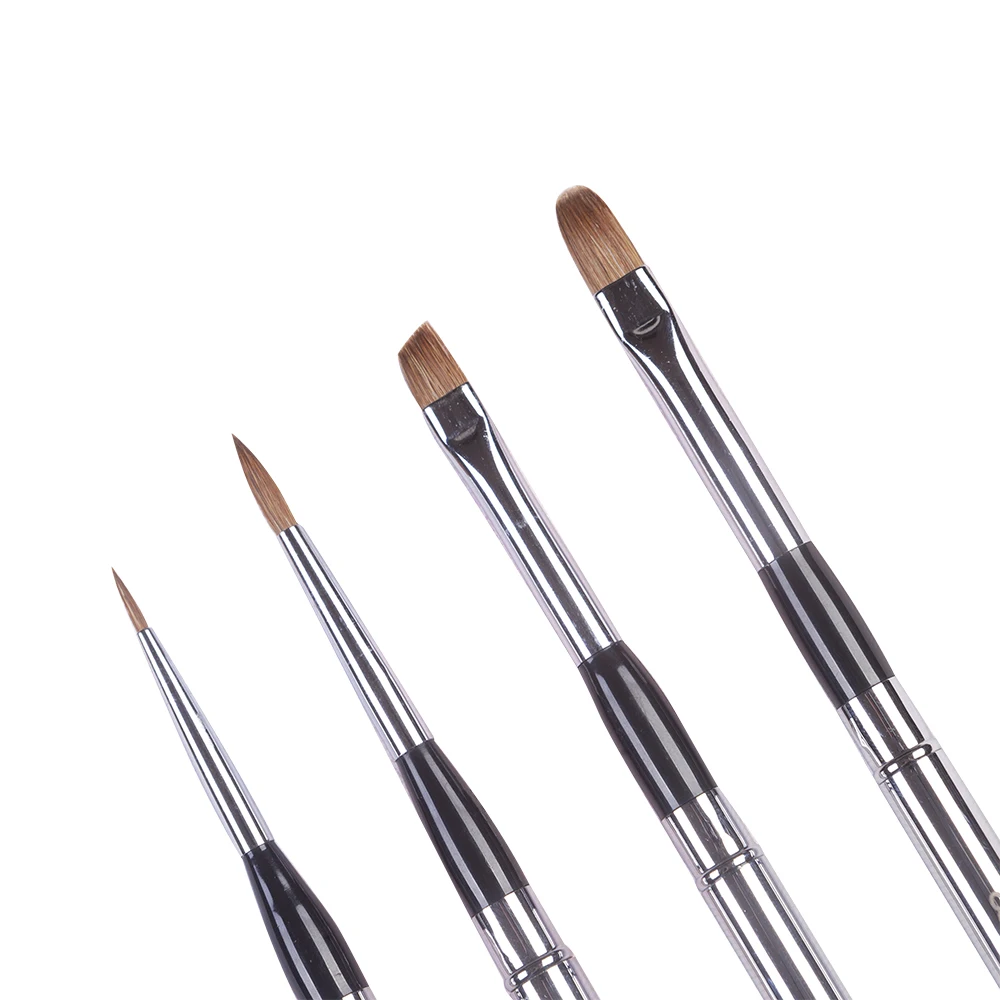 Artsecret-Juego de brochas de arte para pintura de acuarela, Set de 4 brochas de latón de pelo de SP-576, de alta calidad