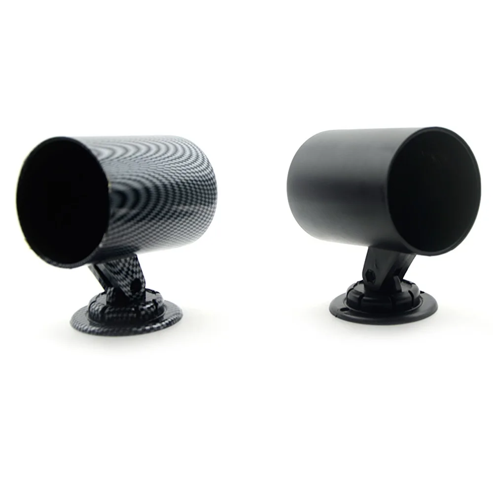 DRAGON GAUGE Universal 2inch 52mm Car Auto Single Gauge Holder Pod Black and Carbon