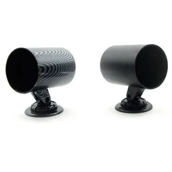 DRAGON GAUGE Universal 2inch 52mm Car Auto Single Gauge Holder Pod Black and Carbon