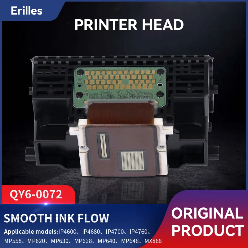 Printhead QY6 0072 Printer Head Print Head for Canon IP4600 IP4680 IP4700 IP4760 MP558 MP620 MP630 MP638 MP640 MP648 MX868