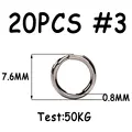 Split Ring 3 20pcs