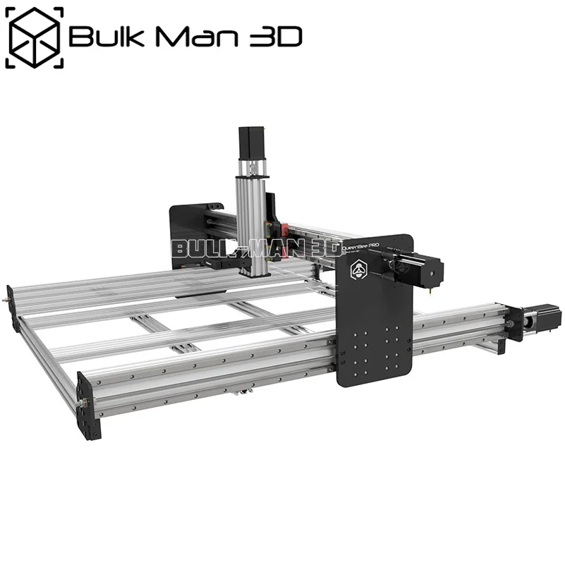 20%OFF BulkMan3D QueenBee PRO CNC Router Machine Mechanical Frame Kit Linear Rail Upgraded 4Axis Lead Screw Woodworking Engraver