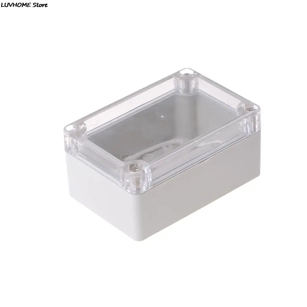 ZLinKJ HIGH QUALITY Waterproof Clear Cover Plastic Electronic Project Box Enclosure Case Shell Electrical Connector 100*68*50mm