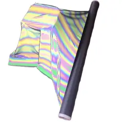 Rainbow Reflective Fabric Clothes, Rainbow Light, Iridescent Reflective Material, Sewing for Garmet