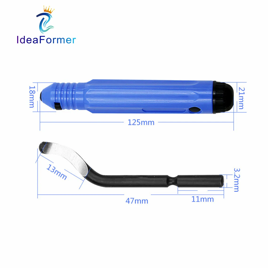 Máquina de aparar chanfradura aparar ferramenta 3d impressão aparar faca rebarbas raspador cortador de borda para pla abs petg modelo ferramenta de