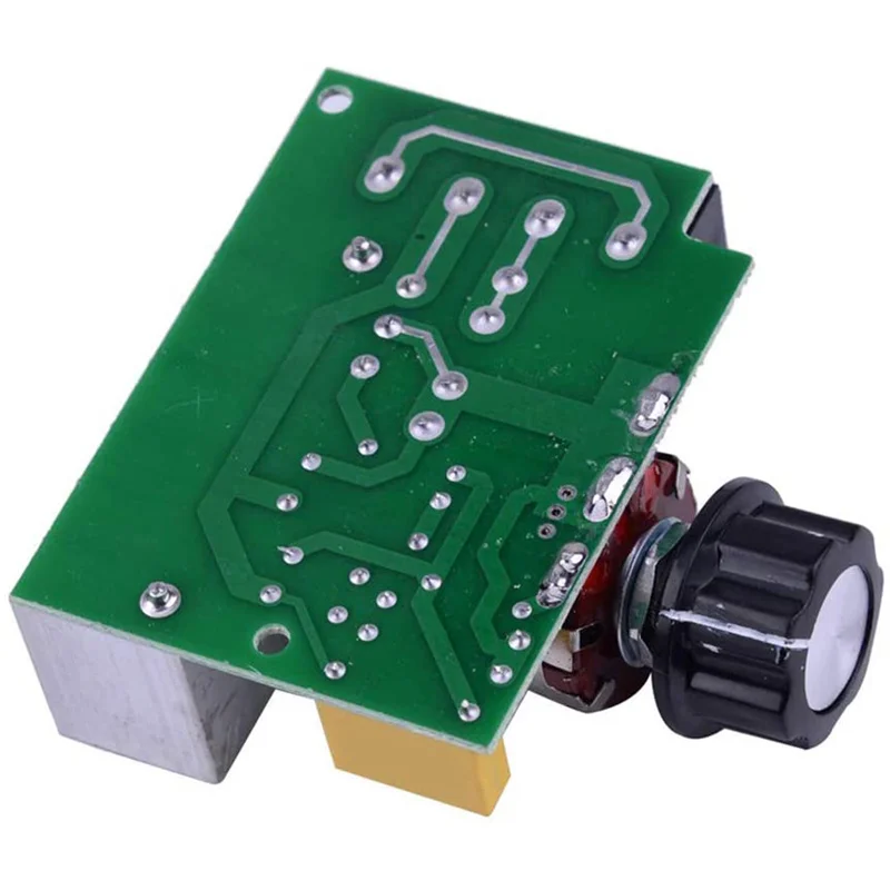 4000W 0-220V AC SCR Electric Voltage Regulator Motor Speed Controller Dimmers Dimming Speed with Temperature Insurance