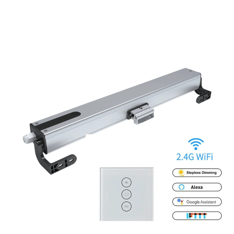 

4-Wired Automatic Electric Window Opener with WIFI Controller 400mm Adjustable Smart Chain Type Sunroof Greenhouse Window Motor