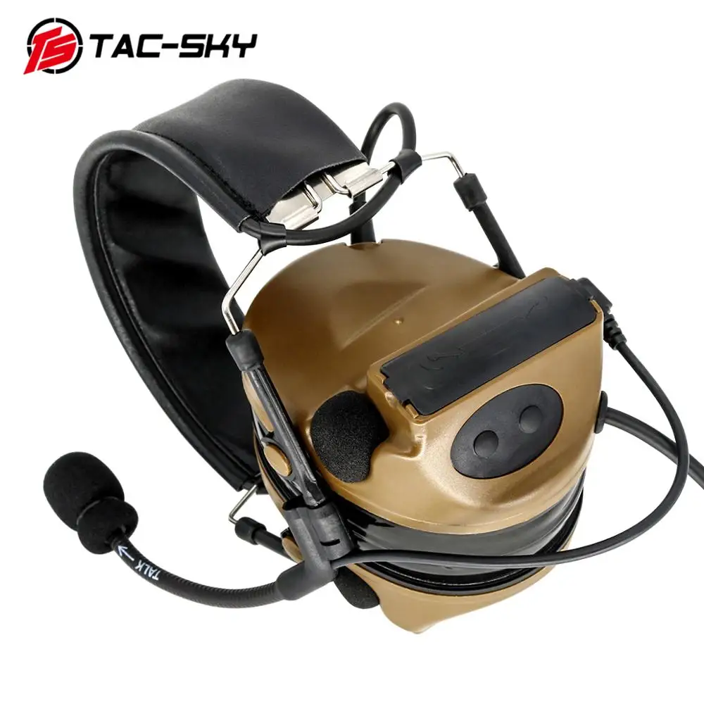 TS TAC-SKY COMTA II Silicone Shooting Earmuffs Hearing Protection Noise Reduction Pickup C2 Tactical Headset