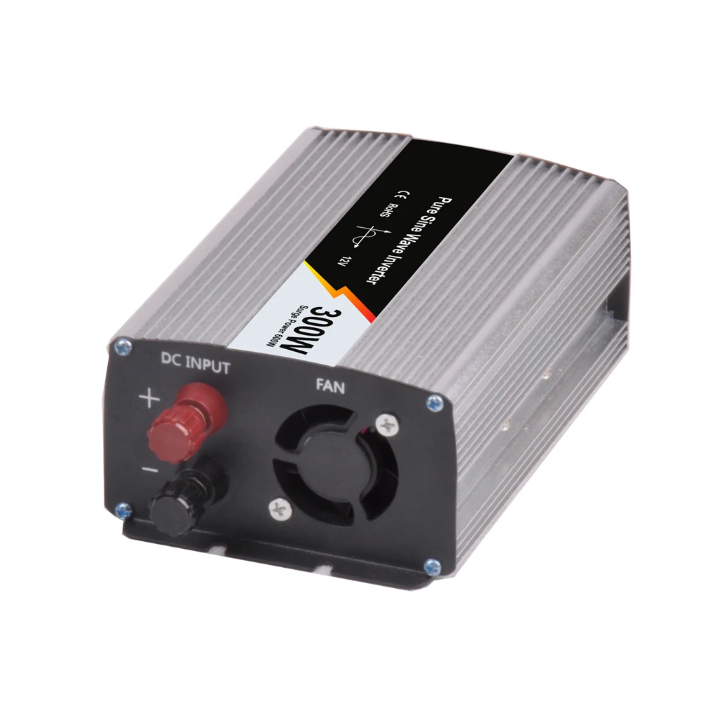 (WHP-300-)300W Pure Sine Wave Power InverterDC12V 24V 48V TO AC 110V 220V 50Hz/60Hz