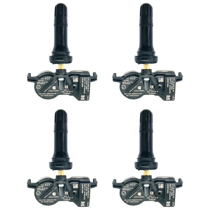 

4pcs TPMS 68105280AB Tire Pressure Monitor Sensor For Jeep Grand Cherokee Renegade Dodge Durango Dart Chrysler Pacifica 200