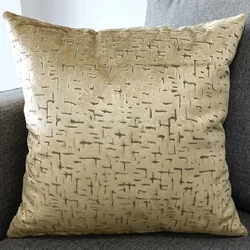 Luxury Cutting Velvet Cushion Cover  Sofa Home Decor Jacquard Throw Pillow Case Living Room  Bedroom