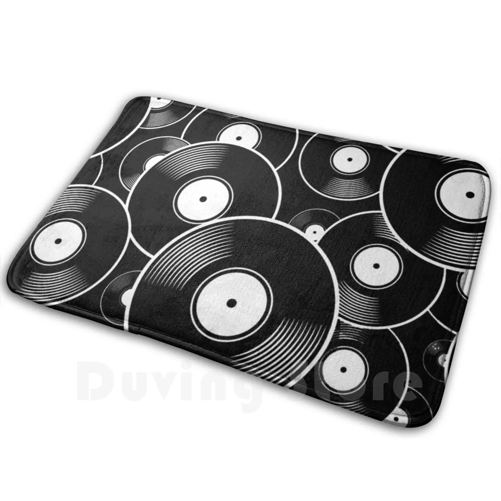 Vinyl Records Carpet Mat Rug Cushion Soft Non-Slip Long Playing Music Classical Music Hiphop Discogs Turntable Analog