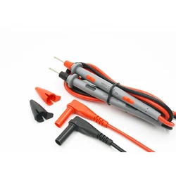 ZIBOO TL71 10A Hard Point Test Leads/TL71 DMM Test Leads + TP88A Rigid Back Probe Pins Adapter Set use for Multimeter