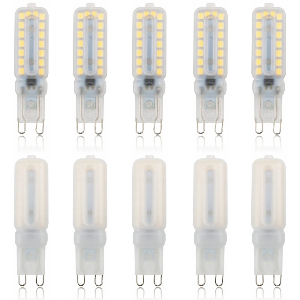 

10pcs Dimmable G9 LED Bulbs Lights 220V 110V Spotlights 2835SMD Bombilla 3W 5W 7W Replace 30W 40W Halogen Lamps for Home Bedroom