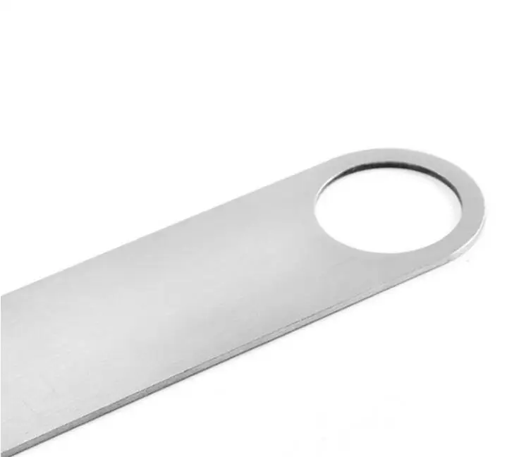 جديد التسامي فارغة فتاحة الزجاجات البيضاء المواد الاستهلاكية نقل الساخن الطباعة الفولاذ المقاوم للصدأ مادة فارغة 178*40*1.8 مللي متر ni176