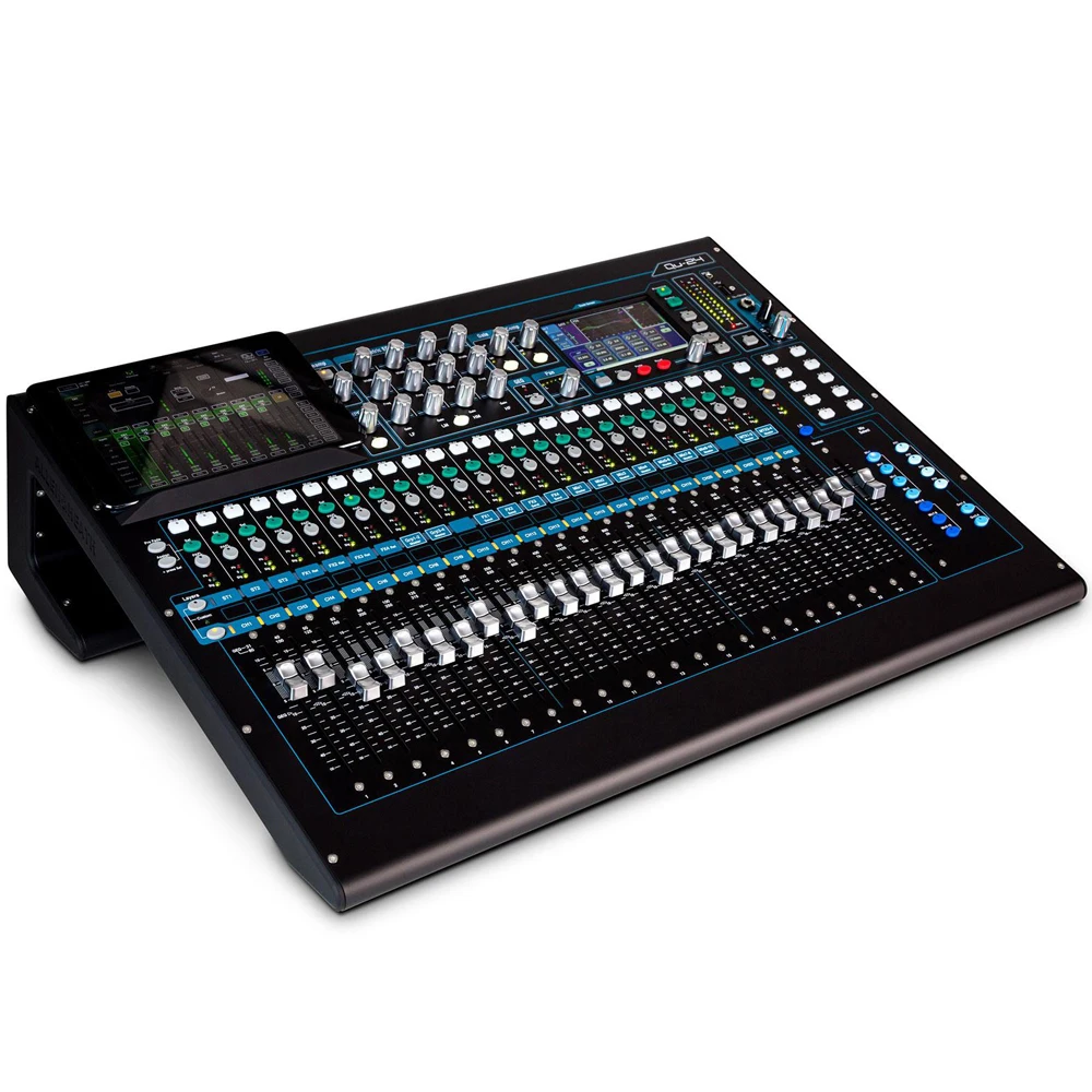 Allen & Heath Qu-24 Digital Audio Mixer Chrome Edition Professional DJ Mixing Console For Audio System