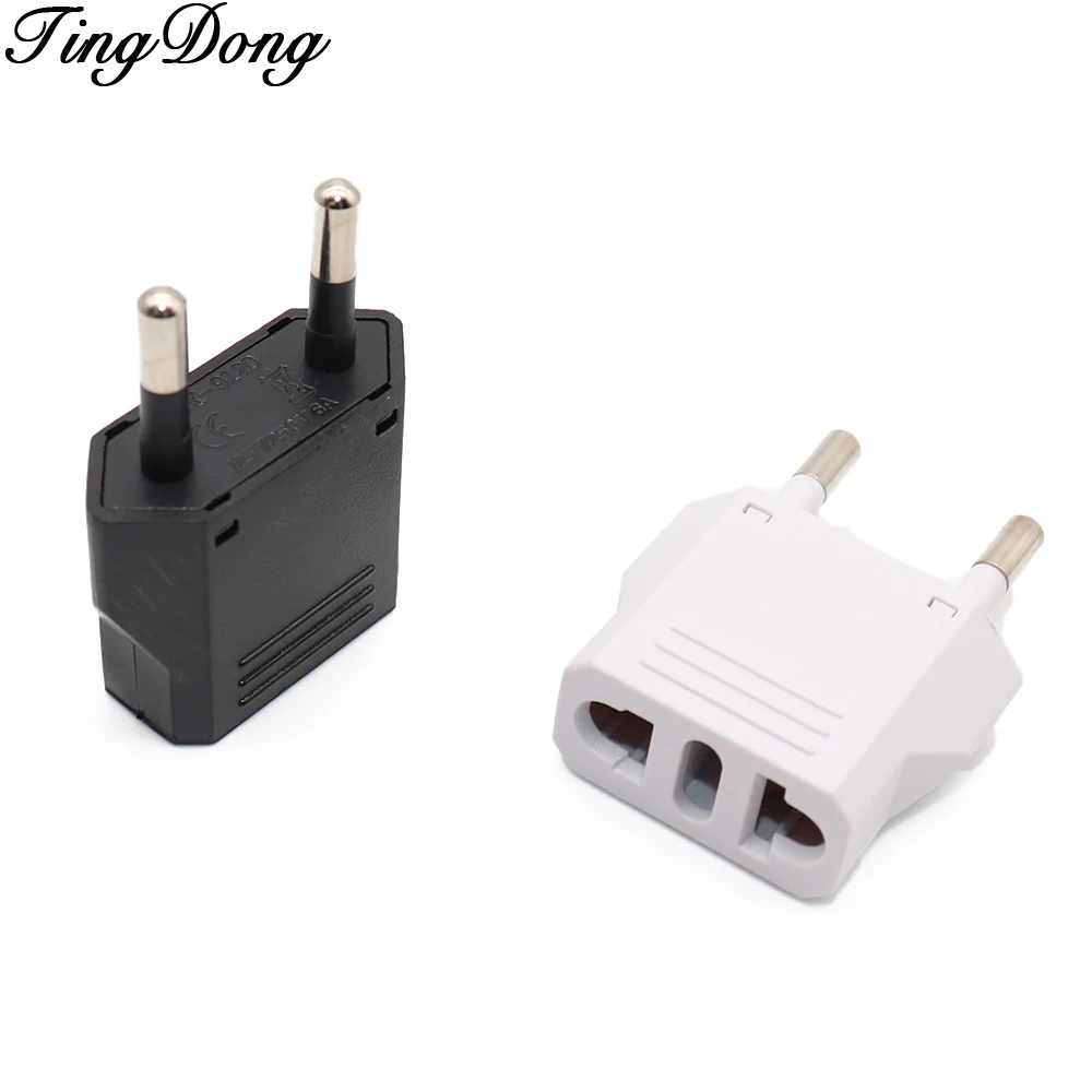 US To EU Plug Adapter Converter American Japan Euro European Type C Travel Adapter Power Electric Plug Sockets AC Outlet