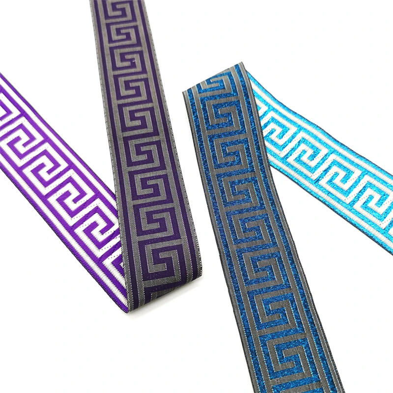 3 yards Ethnic Embroidery Lace Trim Ribbon Vintage Boho Lace Trim Clothes Bag Accessories Embroidered DIY Fabric image 2
