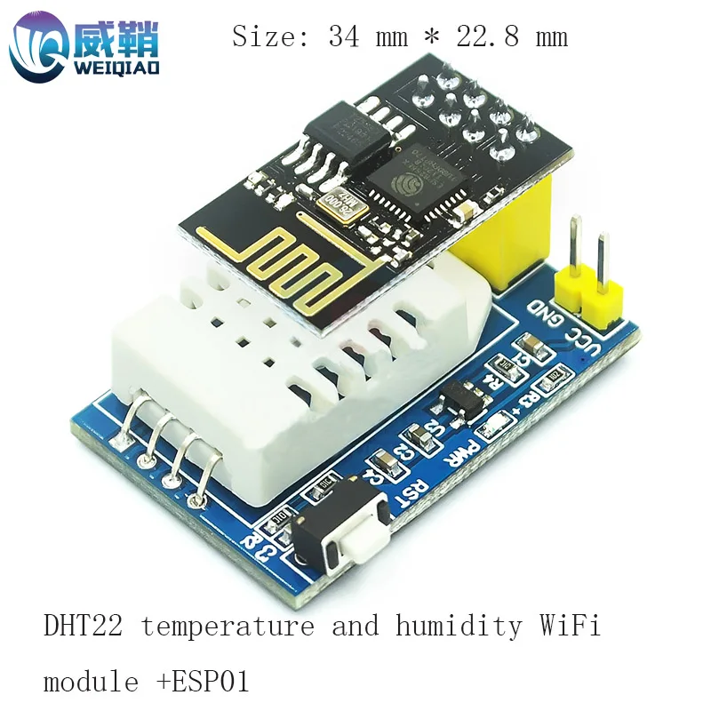 ESP-01 DHT11 Temperature and Humidity WiFi Node Temperature and Humidity Module Board