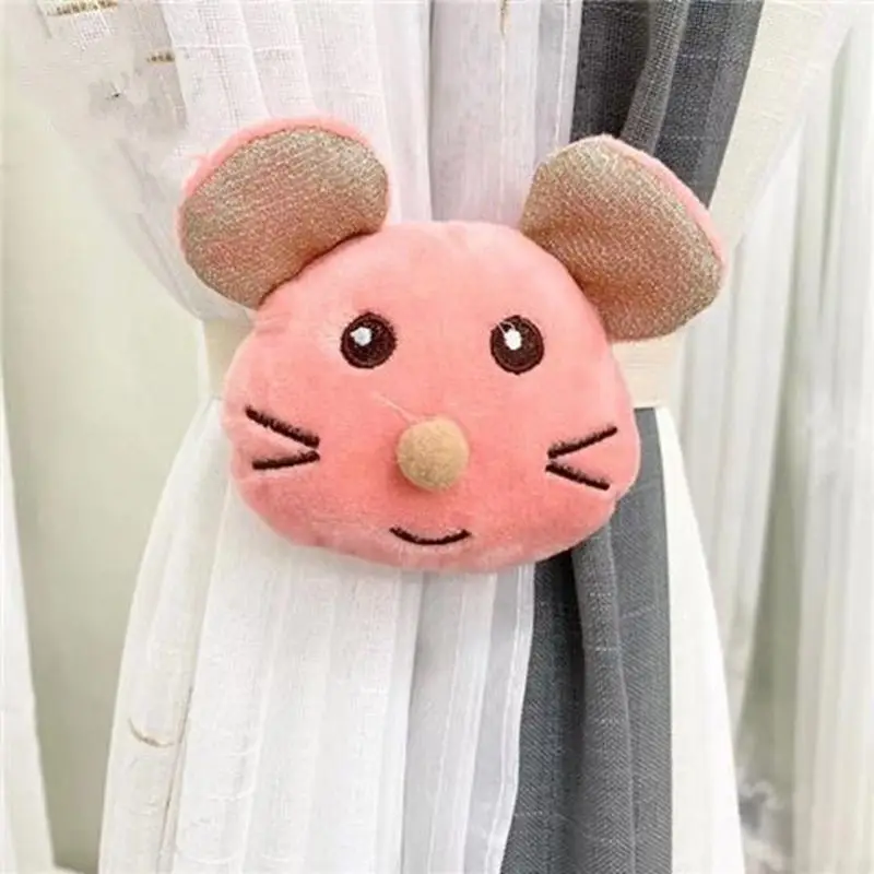 

Cartoon Curtain Tieback High Quality Elastic Holder Hook Buckle Clip Pretty and Fashion Polyester Decorative Home Accessorie