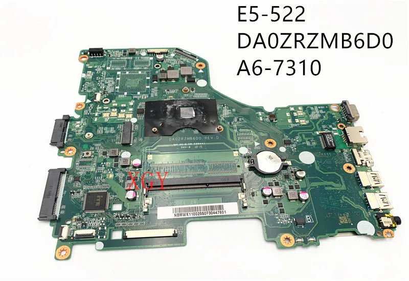 

Original FOR Acer aspire E5-522 Notebook Motherboard, DA0ZRZMB6D0 A6-7310 100% test OK