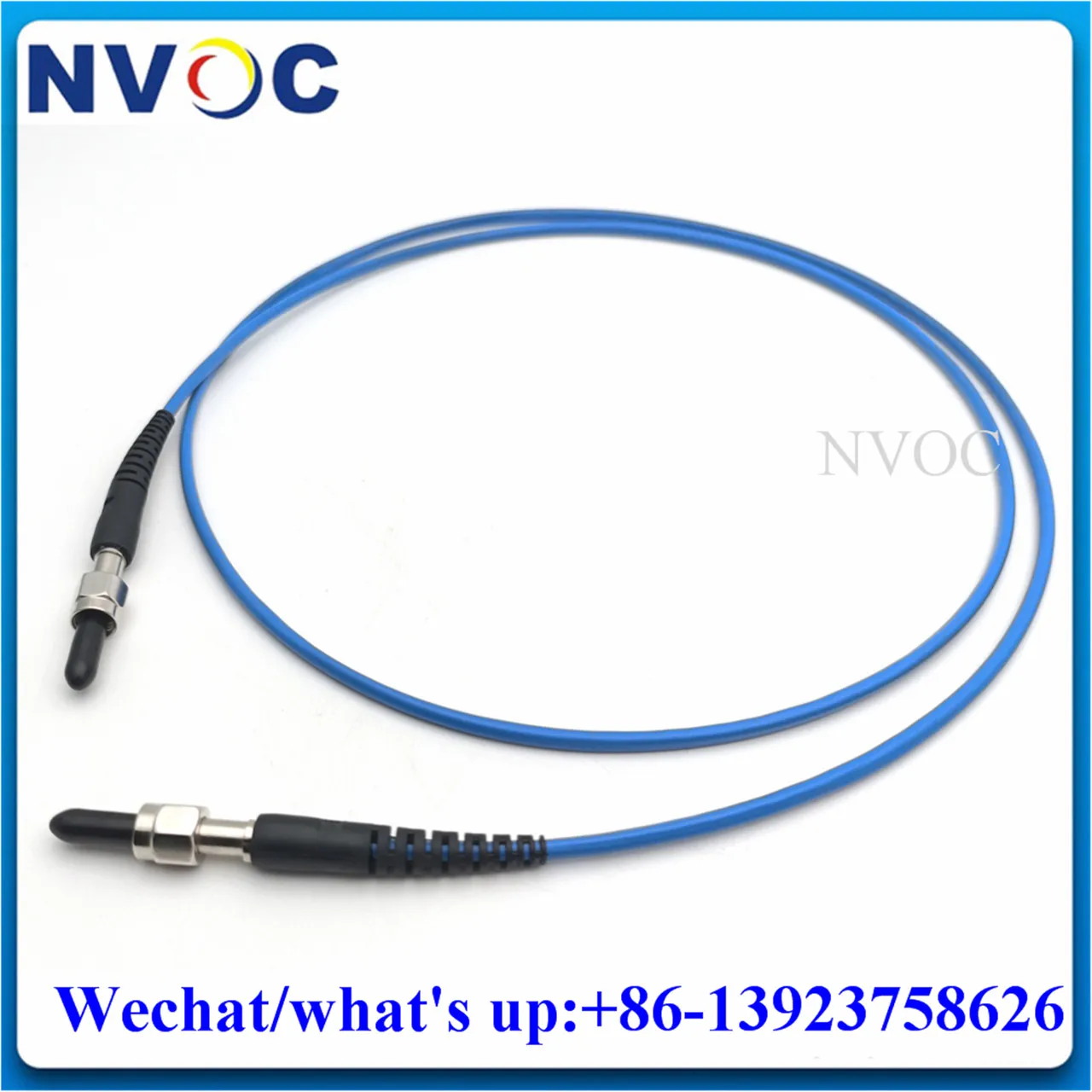 UV-VIS SMA905-SMA905 100um 200um Silica Metal/Ceramic Ferrule MM SX 0.5M 1M Quartz 3.0mm Armored Fiber Optical Patch Cord Cable