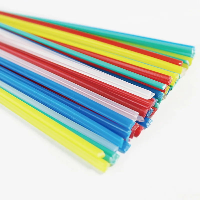 plastic welding bumper rods hot air stick auto car body repair hand tools PP clear blue yellow red PVC green garage workshop