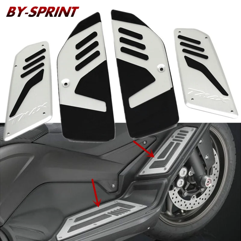 

For Yamaha TMAX 530 DX/SX 2017-2019 TMAX 560 Tech Max 2020 Motorcycles CNC Footboard Rests Footrest Foot Pegs Foot Plate