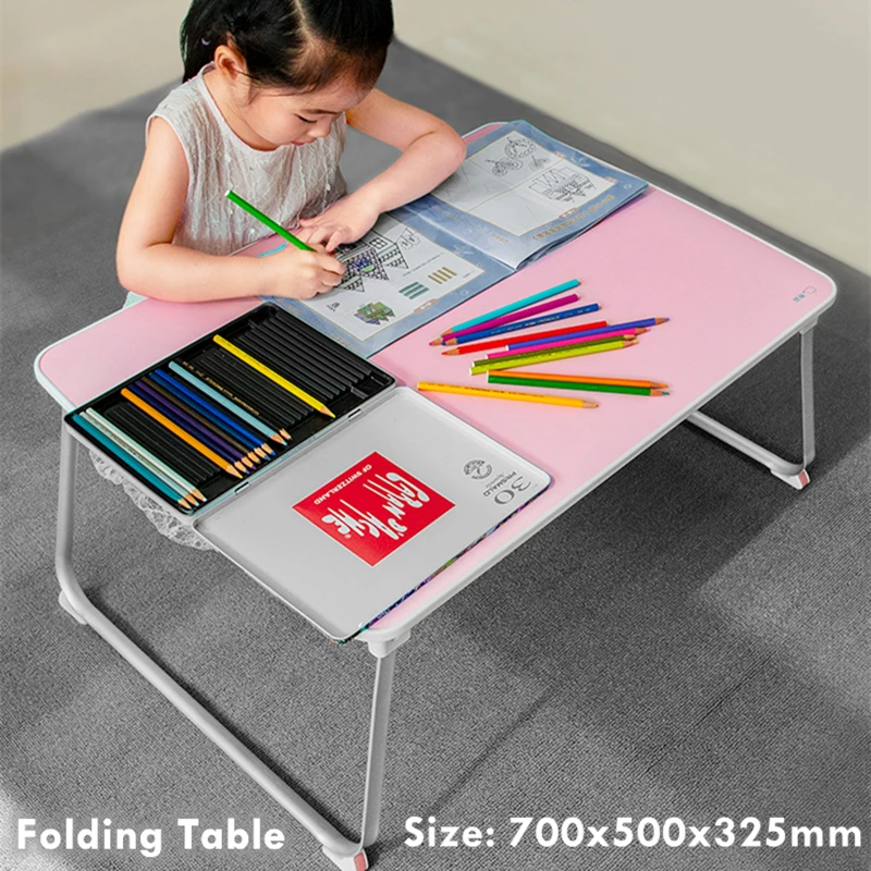 

Foldable Laptop Desk 700x500x325mm Bed Sofa Writing Desk Household Dining Small Table Children's BayWindow Folding Bracket Table