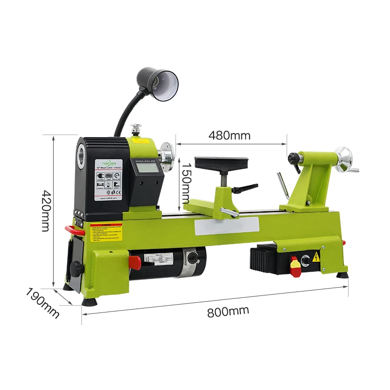 1.2m Miniature Woodworking Lathe Machine Multifunctional Woodworking Household Lathe With Low Noise And High Precision