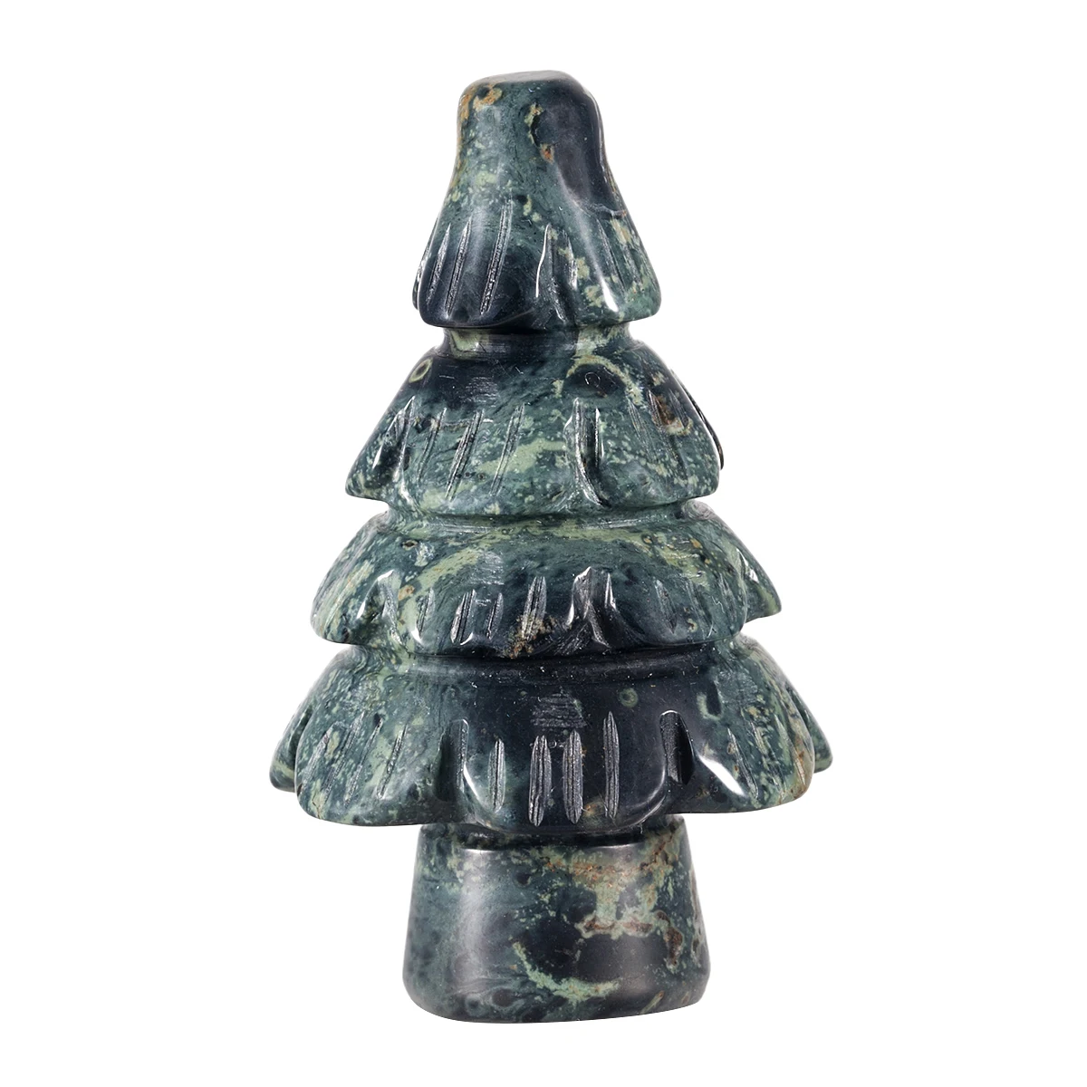 

Natural Labradorite Reiki Stone Carved Mini Christmas Tree Figurine For Christmas Decoration Room Decor Xmas Navidad Gifts