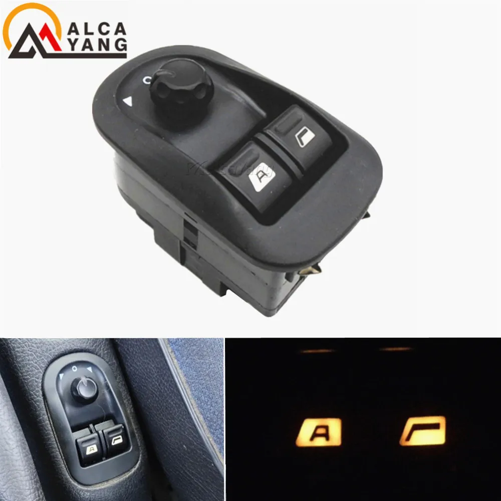 OE Replacement 6554.WA 6554WA Black Electric Master Window Switch for Peugeot 206 206 CC 206SW 306 206 Saloon 2007-2016