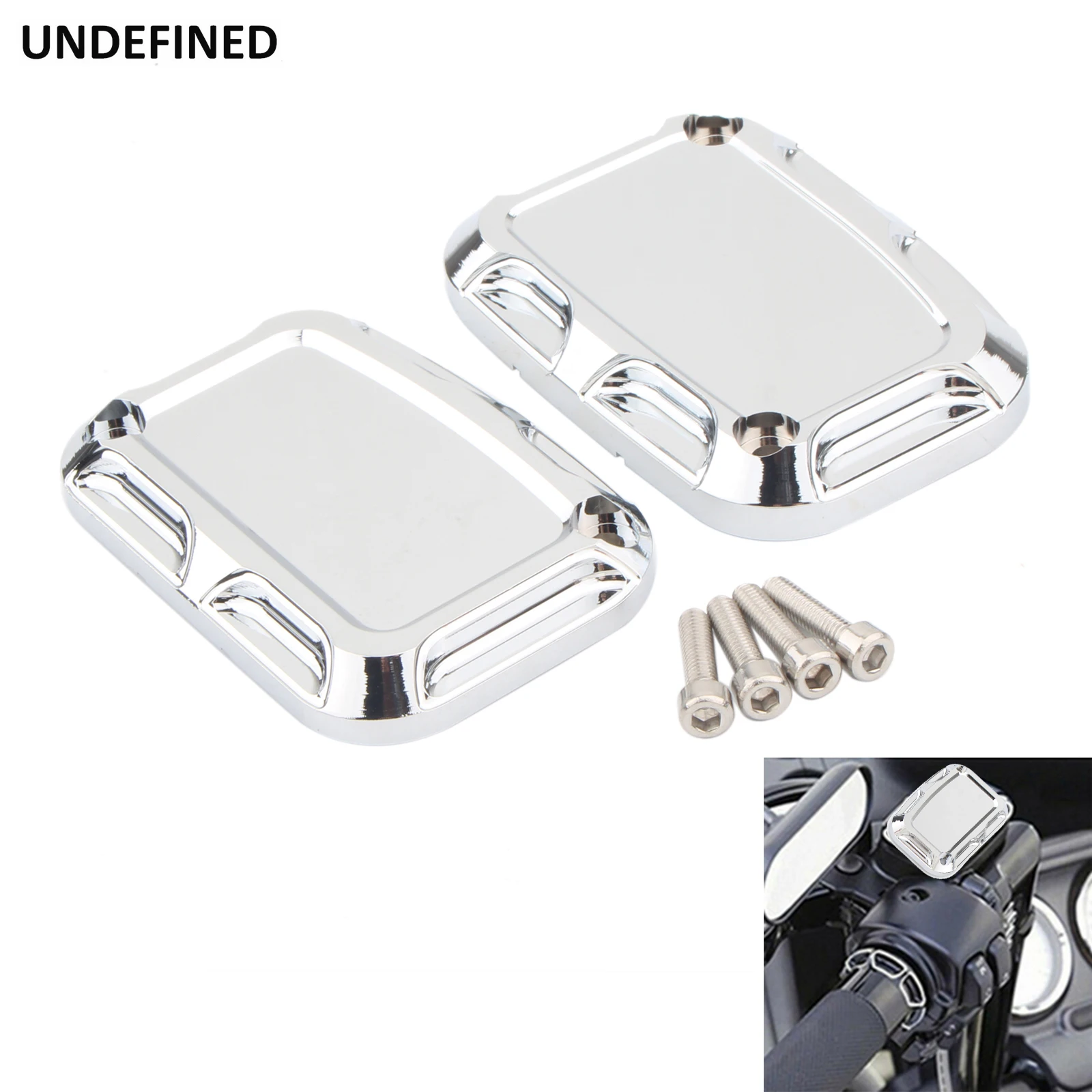 Brake Master Cylinder Cover For Harley Touring Road King Ultra Street Glide Electra Street V-Rod Night Rod VRSCR FLH Front Rear