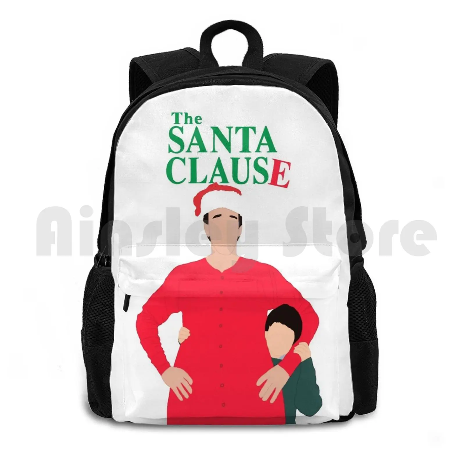 

The Santa Clause Poster Art Outdoor Hiking Backpack Riding Climbing Sports Bag The Santa Clause Santa Clause Christmas The