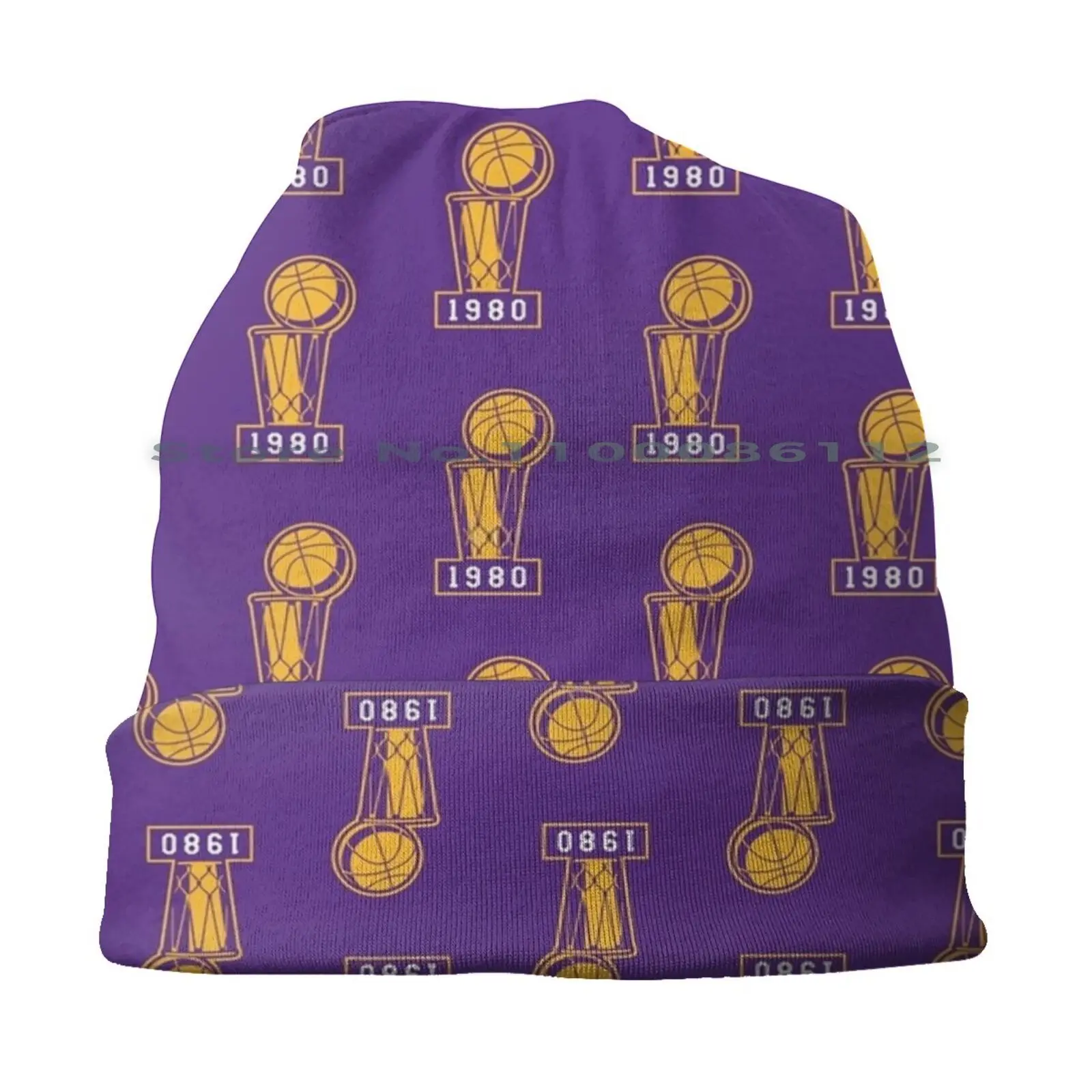 1980 Trophy Beanies Knit Hat Basketball Vintage Retro Los Angeles California Lakeshow Lake Show Los Angeles Sports Los Angeles