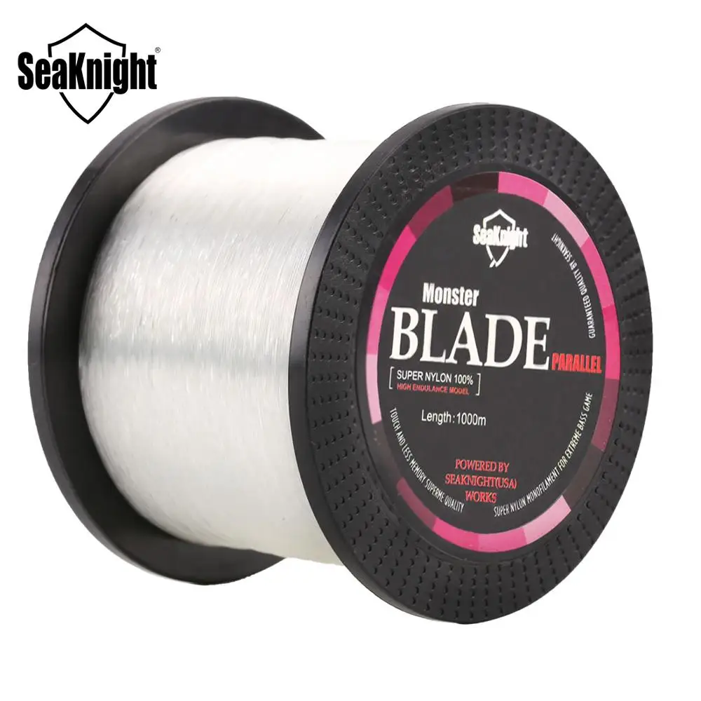 SeaKnight-sedal de nailon superfuerte para pesca de carpa, hilo de monofilamento de Material japonés, serie BLADE, 500M, 1000M