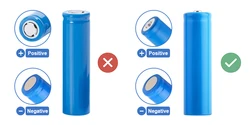 6 pcs18650 batteries for 588 solar camera