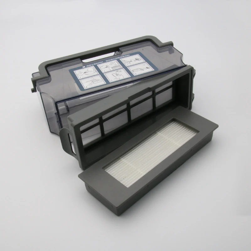 1 صندوق غبار من أجل Ecovacs Deebot Ozmo 900 902 جهاز آلي لتنظيف الأتربة قطع غيار