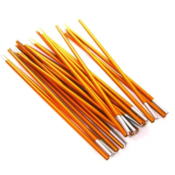 (2pcs/pair) Outdoor Tent Rod Alloy 8.5mm 9.5mm 11mm Camping Tent Pole Skeleton 3.6m/4m/4.4m Tent Support Poles Tent Accessories