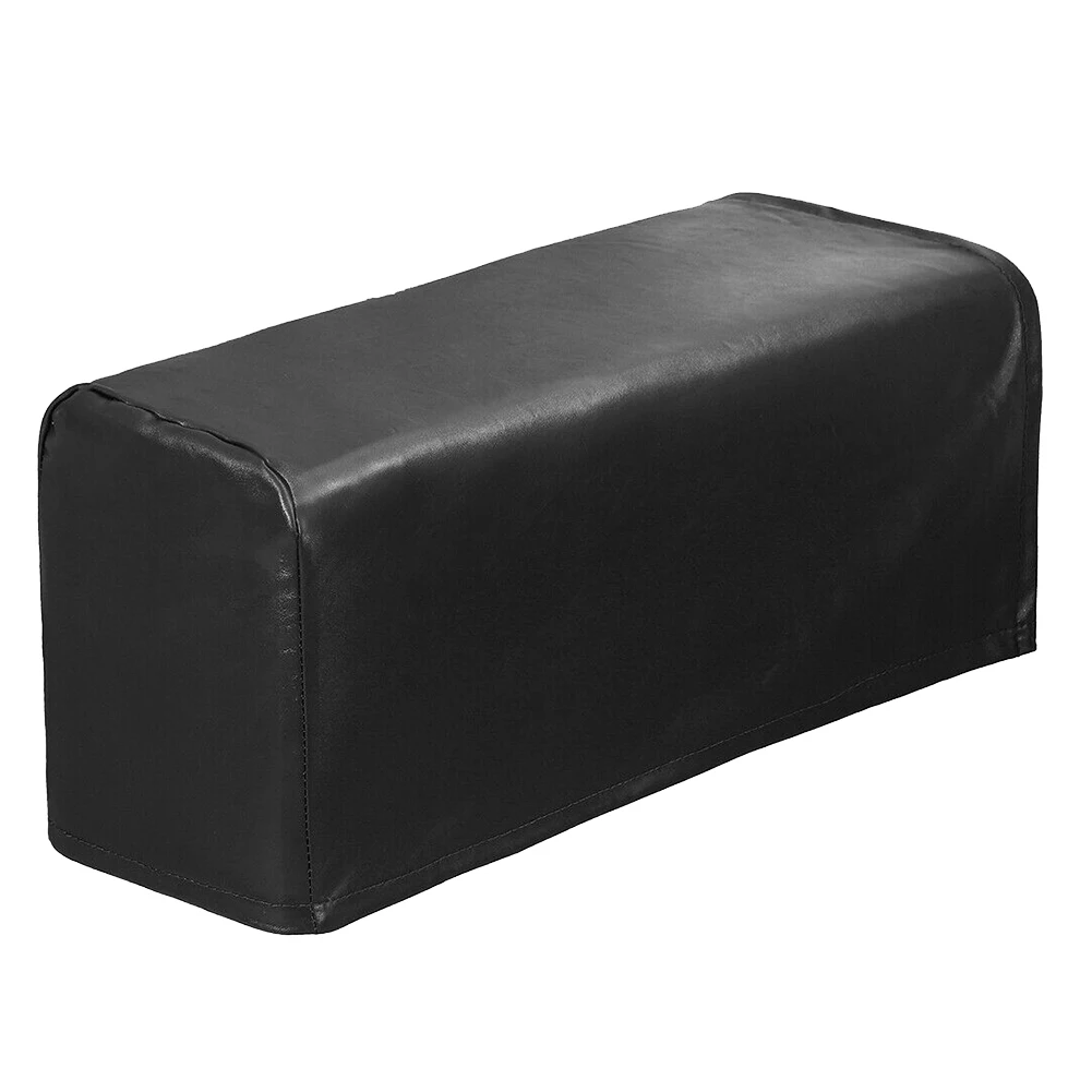 New Hot 2 Pcs PU Leather Sofa Armrest Covers Protectors Stretchy Waterproof for Couch Chair Arm