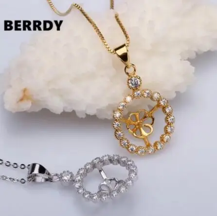 

Charm DIY Pendant Base Mountings Findings Jewelry Settings Mounts Accessories Parts for Pearls Beads Crystal Agate Coral Jade