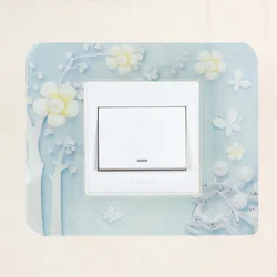 Switch  Cover  Stickers  Decorative Switches Bedroom Living-Room Dustproof socket cover