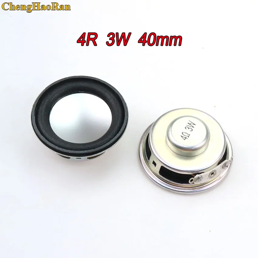 

1pcs 4 ohm 3w 40 mm waterproof Speaker Horn 3W 4R Diameter 4CM 40mm Mini Amplifier Rubber Gasket Loudspeaker Trumpet