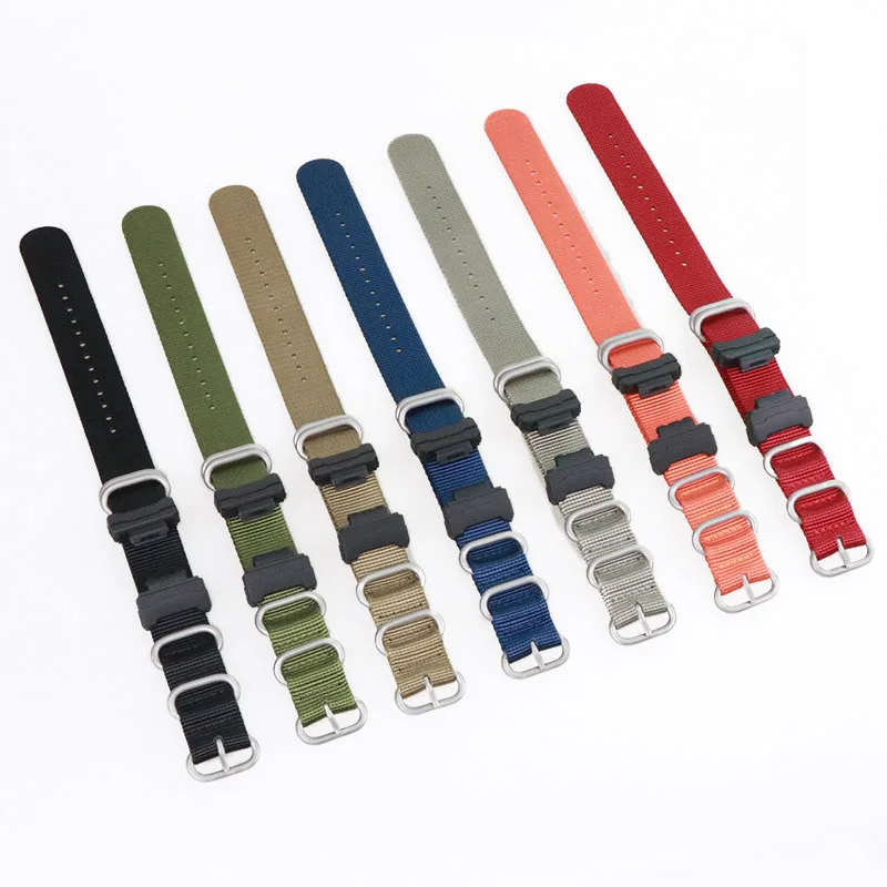 For Casio G-SHOCK Nylon Watch Strap Sports Fabric Wristband Bracelet For Casio GSHOCK GD GA G GW DW GLS 5600 110 Watch Bands