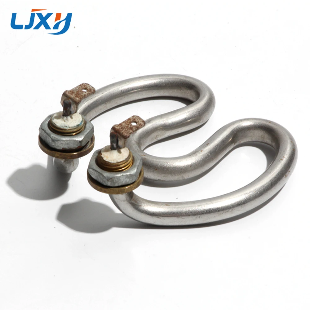 LJXH 2U Electric Heating Tube 220V 500W Horseshoe Shape Stainless Steel Heater Elements for Coffee Pot/Quick Electric Kettle