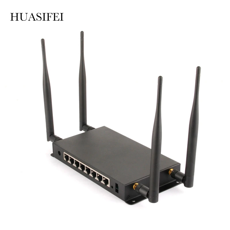 HUASIFEI 4G wireless router Dual Band Gigabit Wireless 8network ports with 1 SIM card slot POE power supply For Home Office