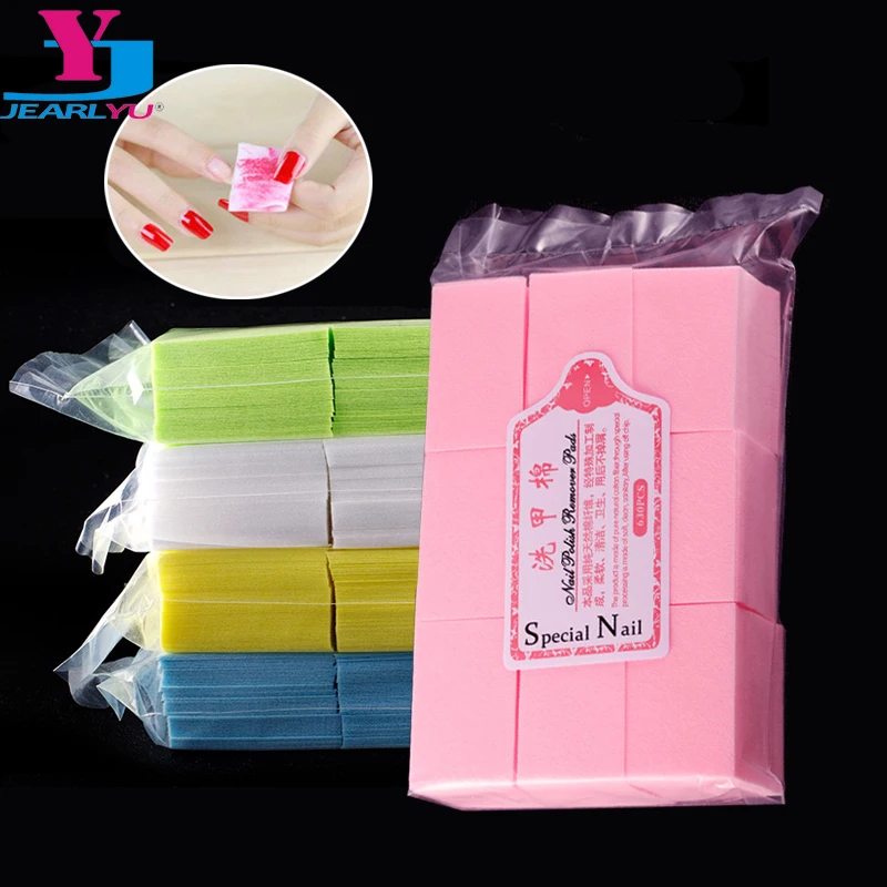 

Thick UV Gel Nail Polish Remover Cotton Wraps Lint-Free Napkins Nail Degreaser Cleaner Pad Paper Nail Art Cleaning Manicure Tool