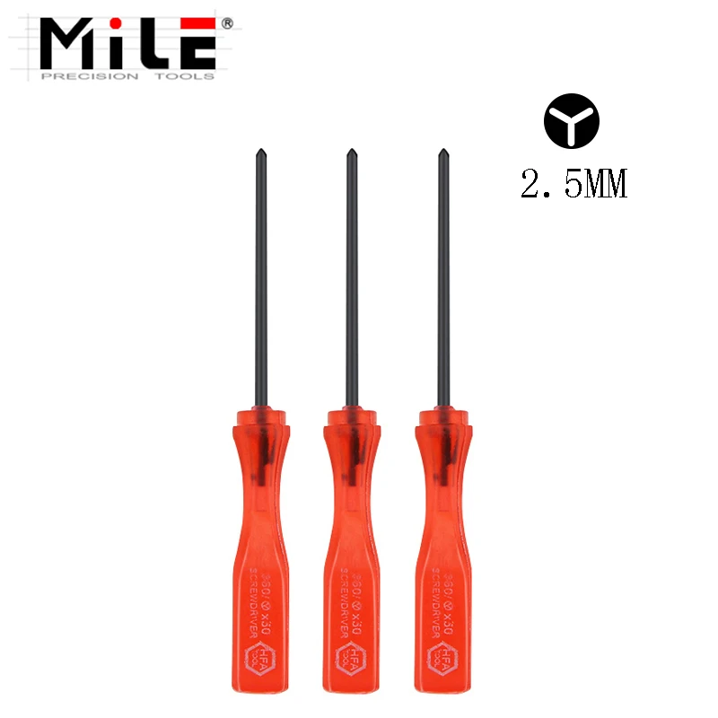 ميل ثلاثي الجناح مثلث مفك افتتاح إصلاح أدوات يدوية متعددة الوظائف أداة إصلاح ل نينتندو وي NDS DS لايت NDSL GBA SP #5