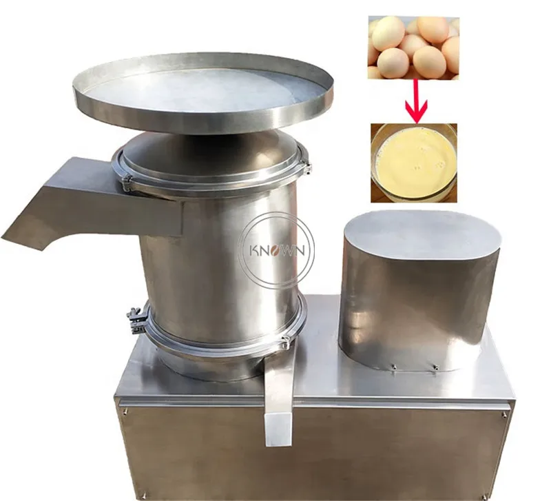 Egg Shelling Machine Chicken Egg Yolk White Beating Machine Yolk Breaking Shell Liquid Separator for Bakery to Remove Cover